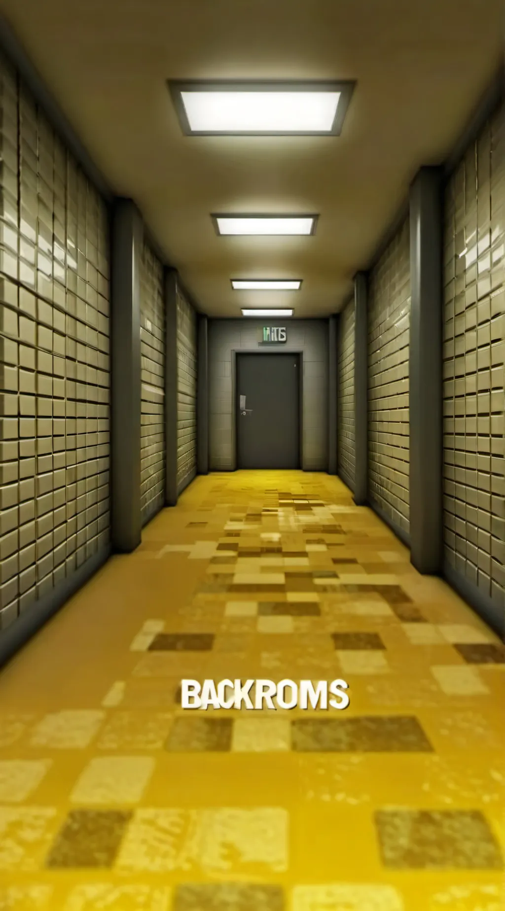 ai character: Backrooms x kny background