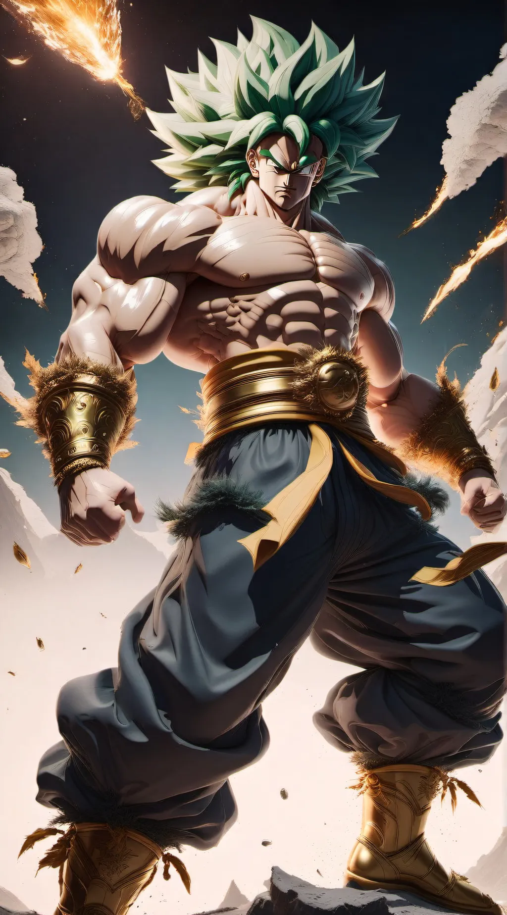 ai character: Broly  background