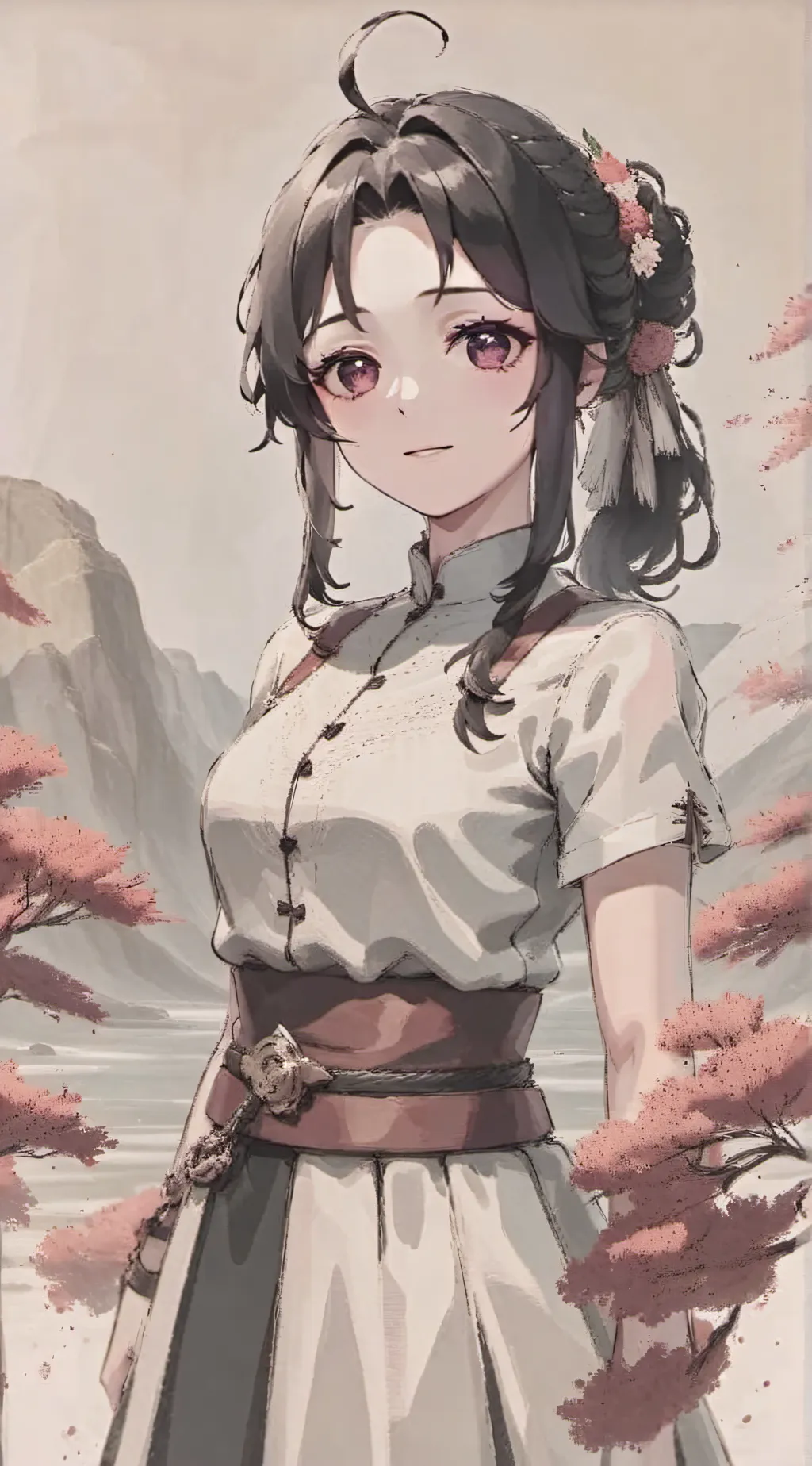ai character: shinobu  background