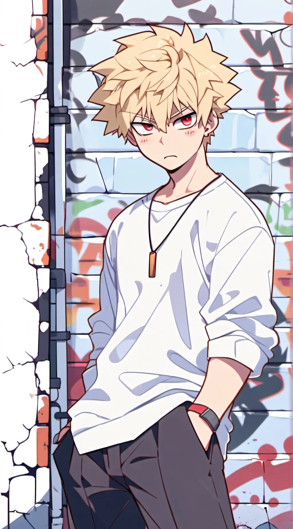 ai character: Bakugo background