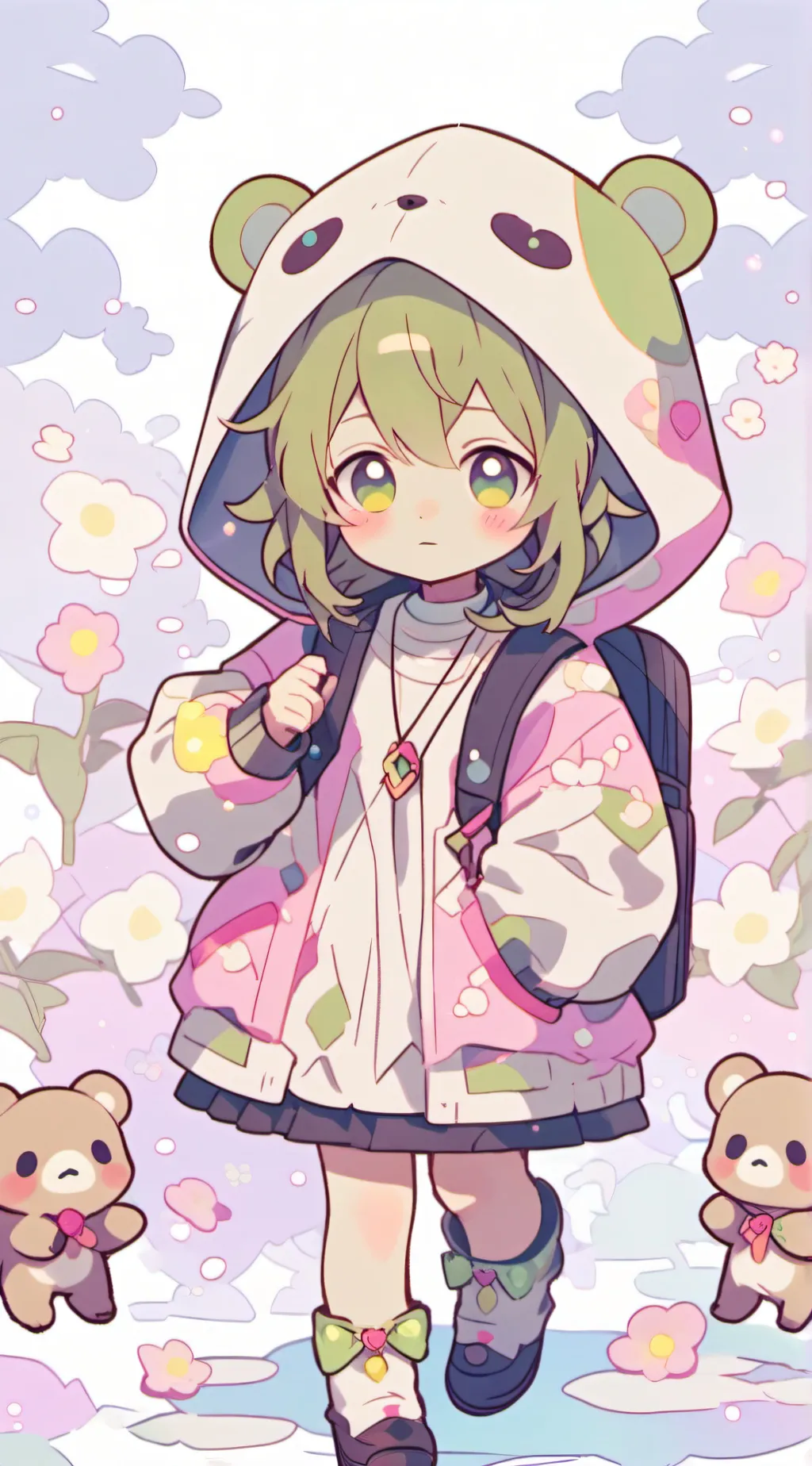 ai character: Catnap x Dogday background
