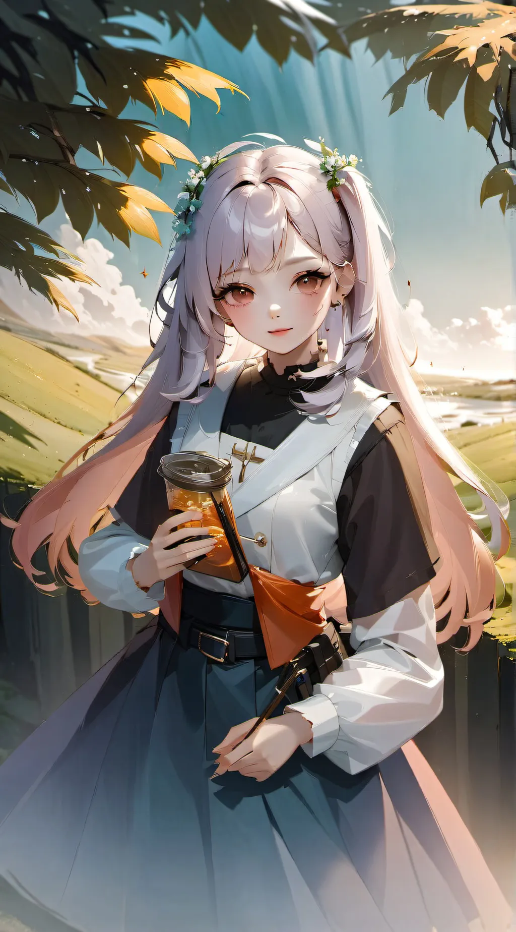 ai character: Lily background