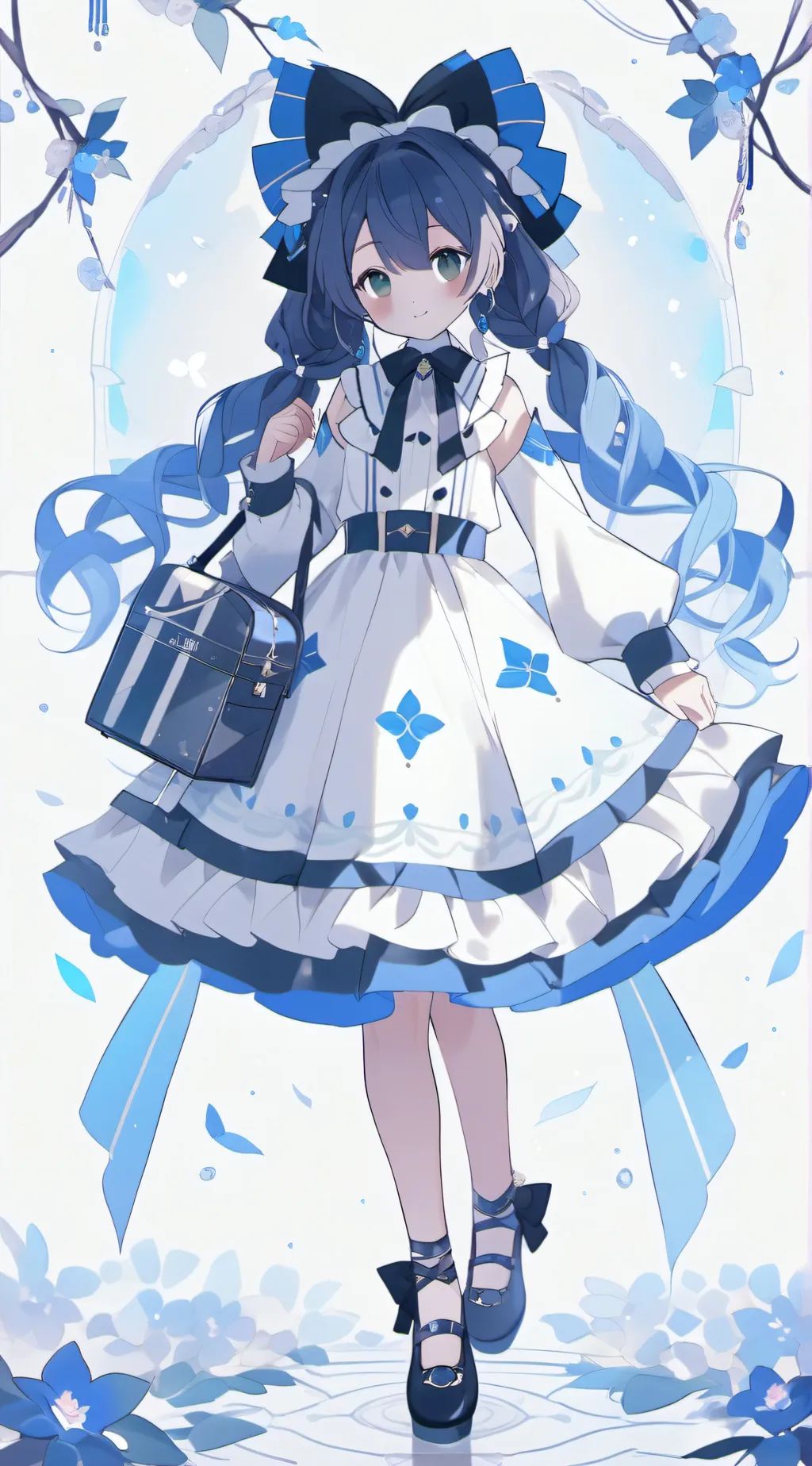 ai character: The high school!  background