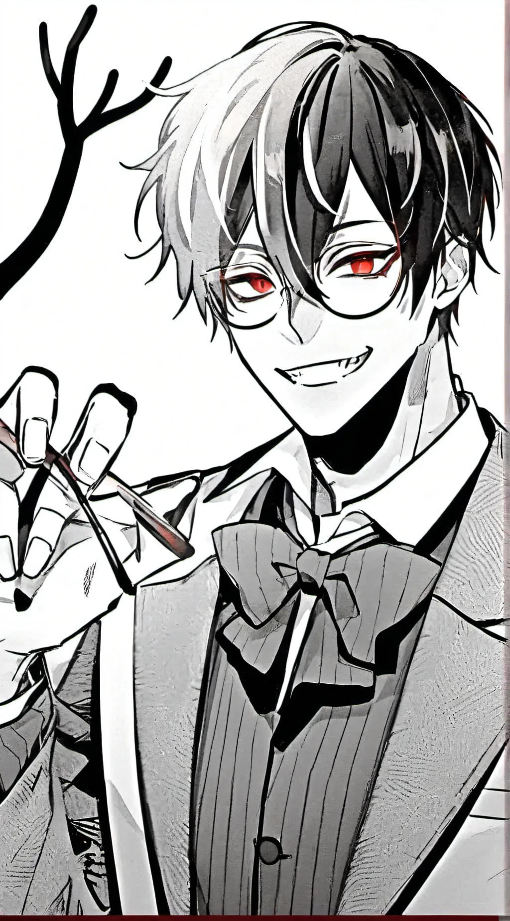 ai character: Alastor hartfelt background
