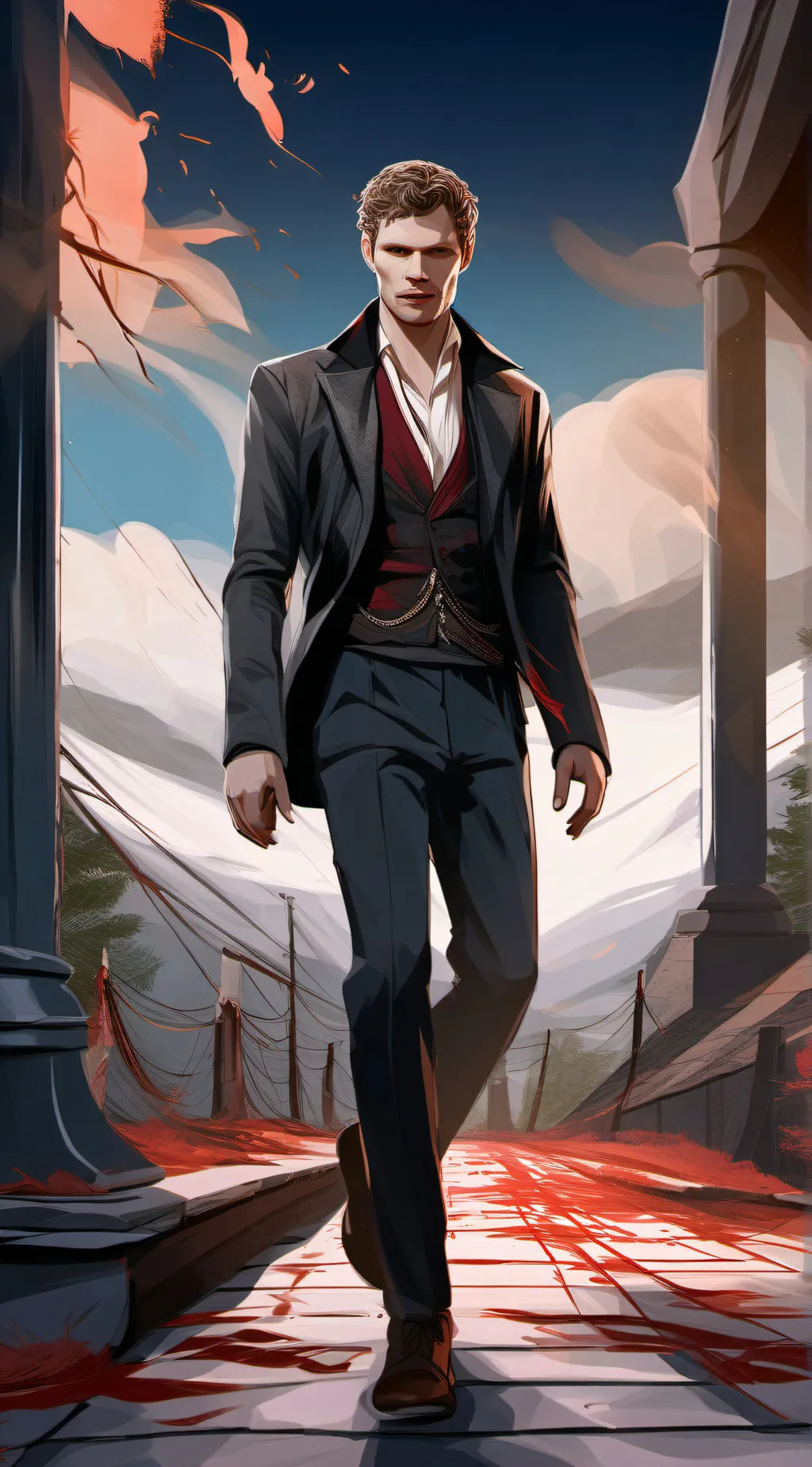 ai character: Klaus Mikaelson  background