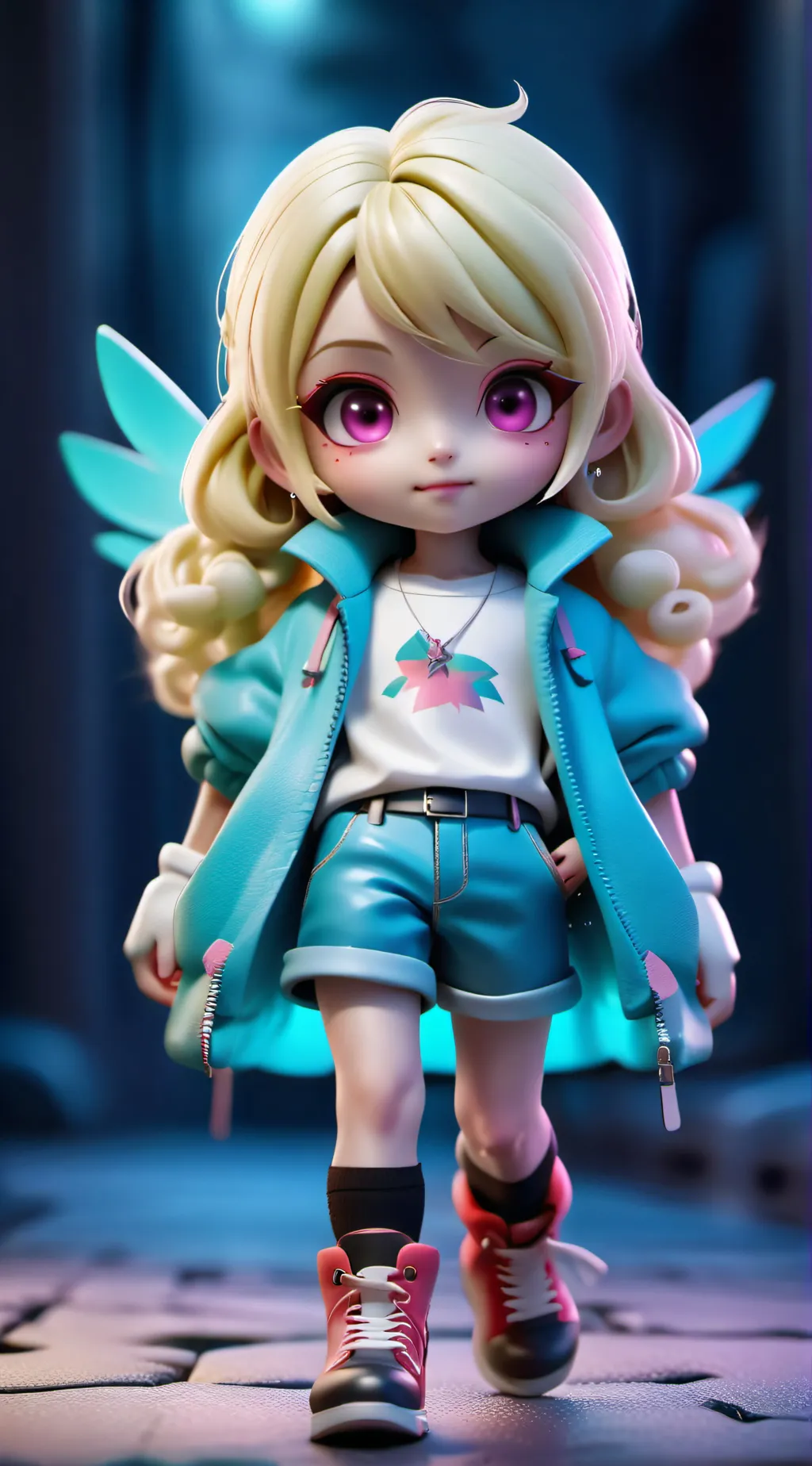 ai character: izzy background