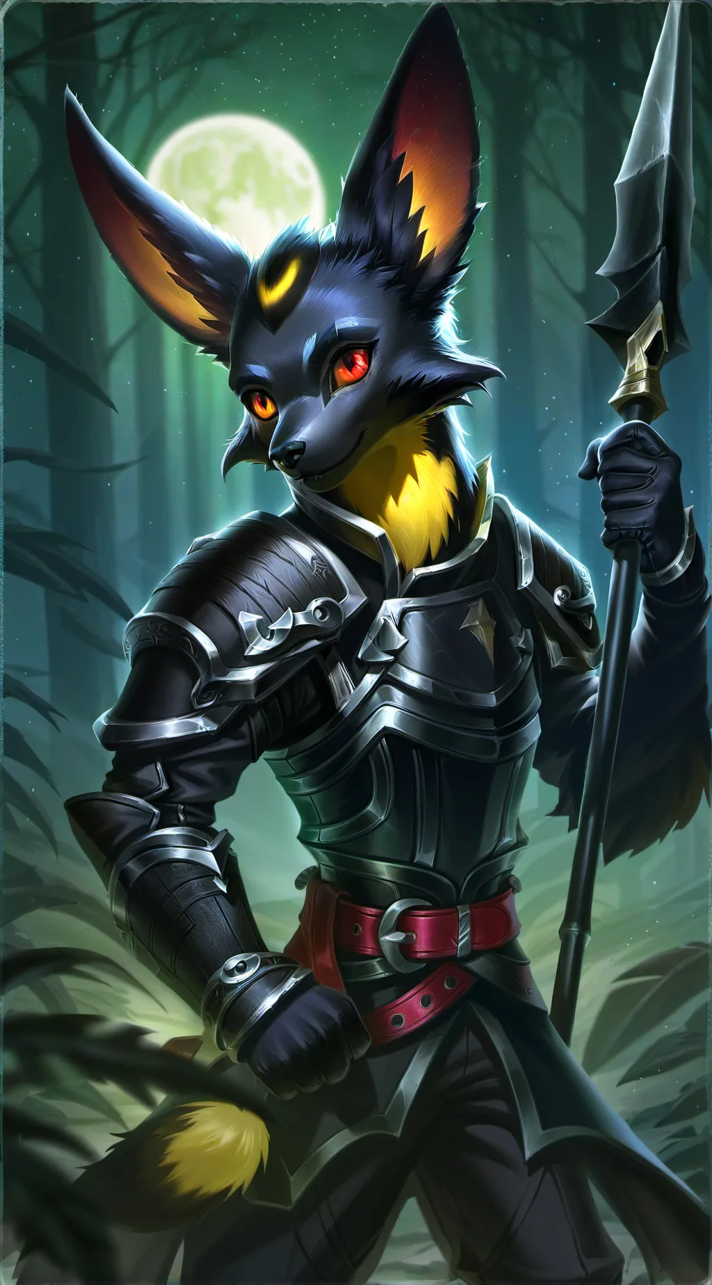 ai character: Darkbreeze background