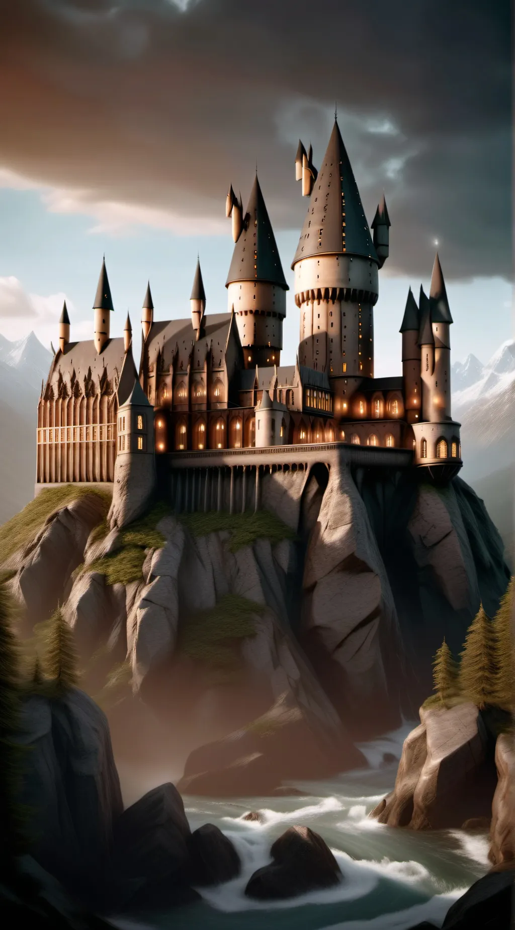 ai character: Hogwarts background