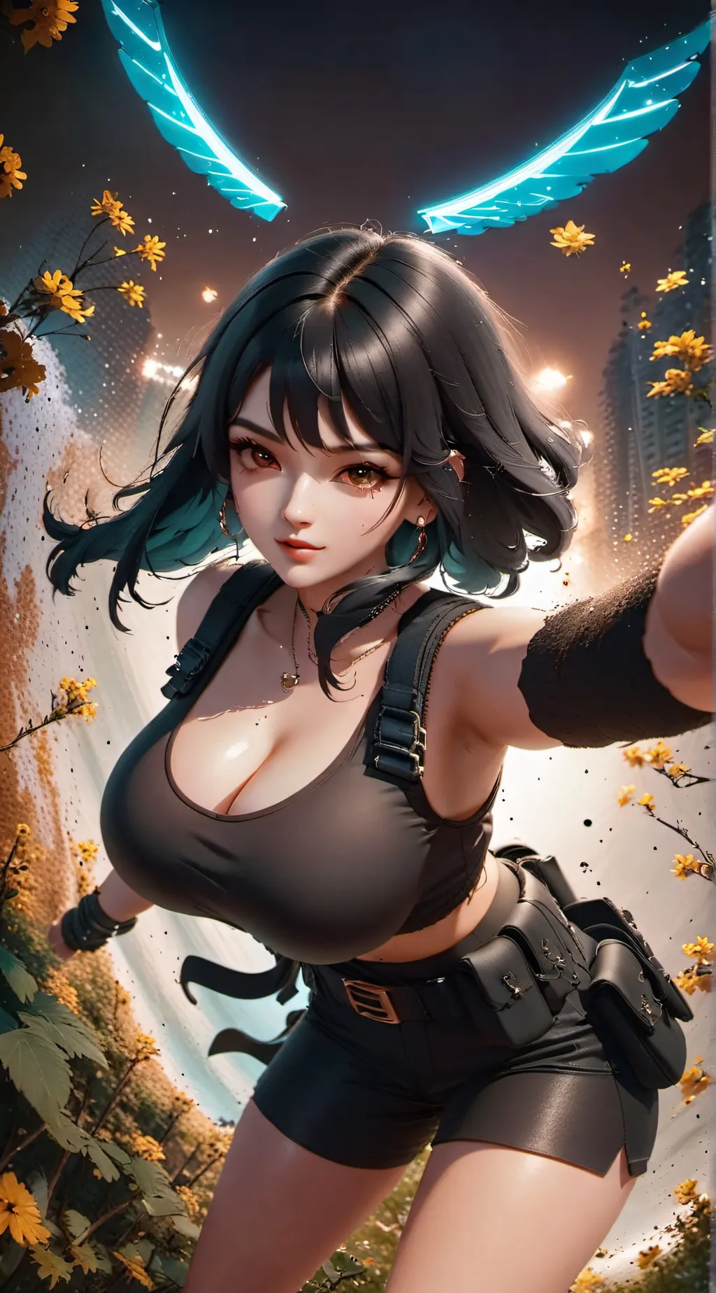 ai character: Lilly  background