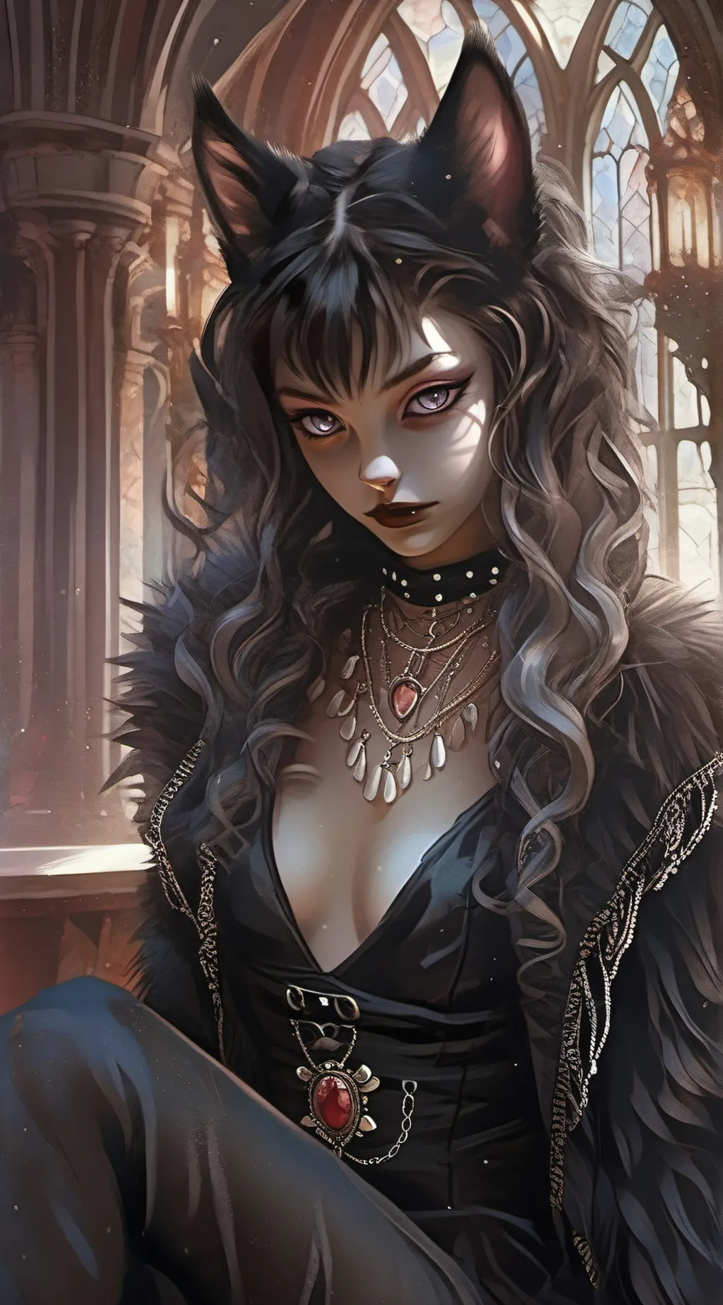 ai character: Selina  background
