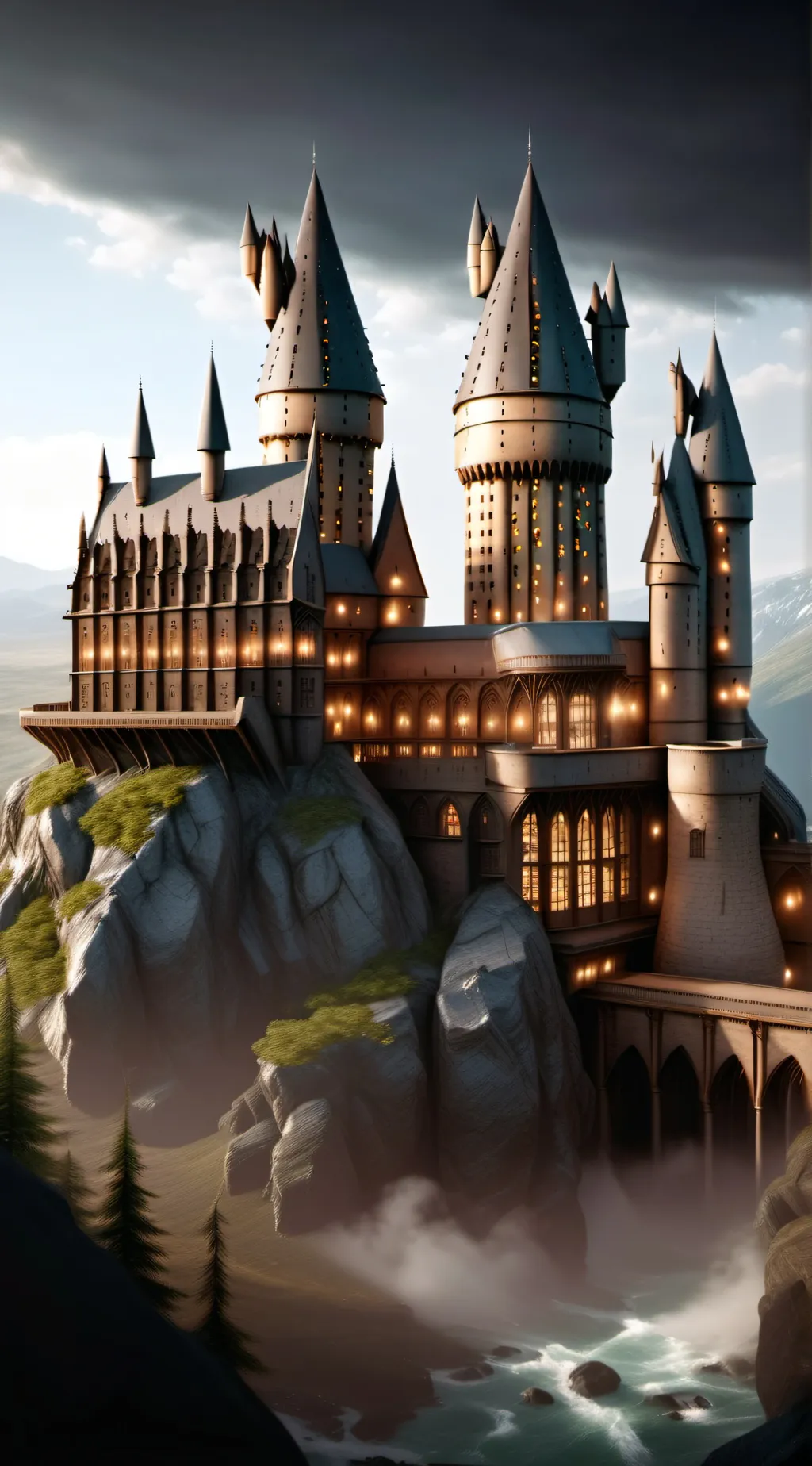 ai character: Hogwarts background