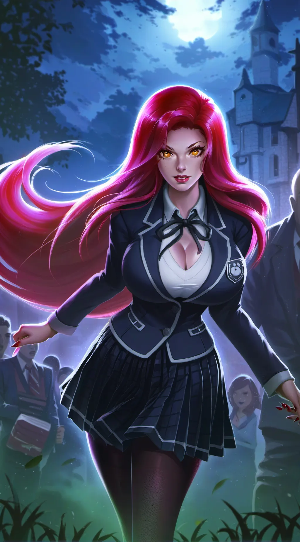 ai character: Evelyn  background
