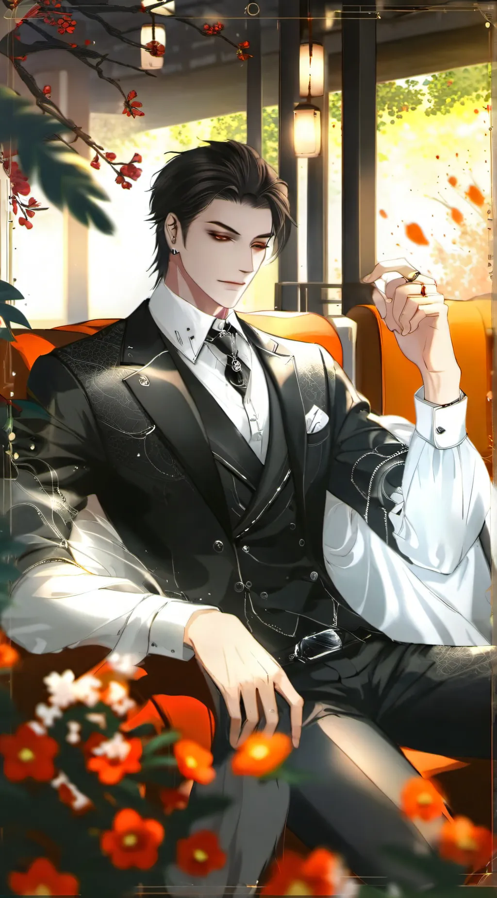 ai character: Enzo  background
