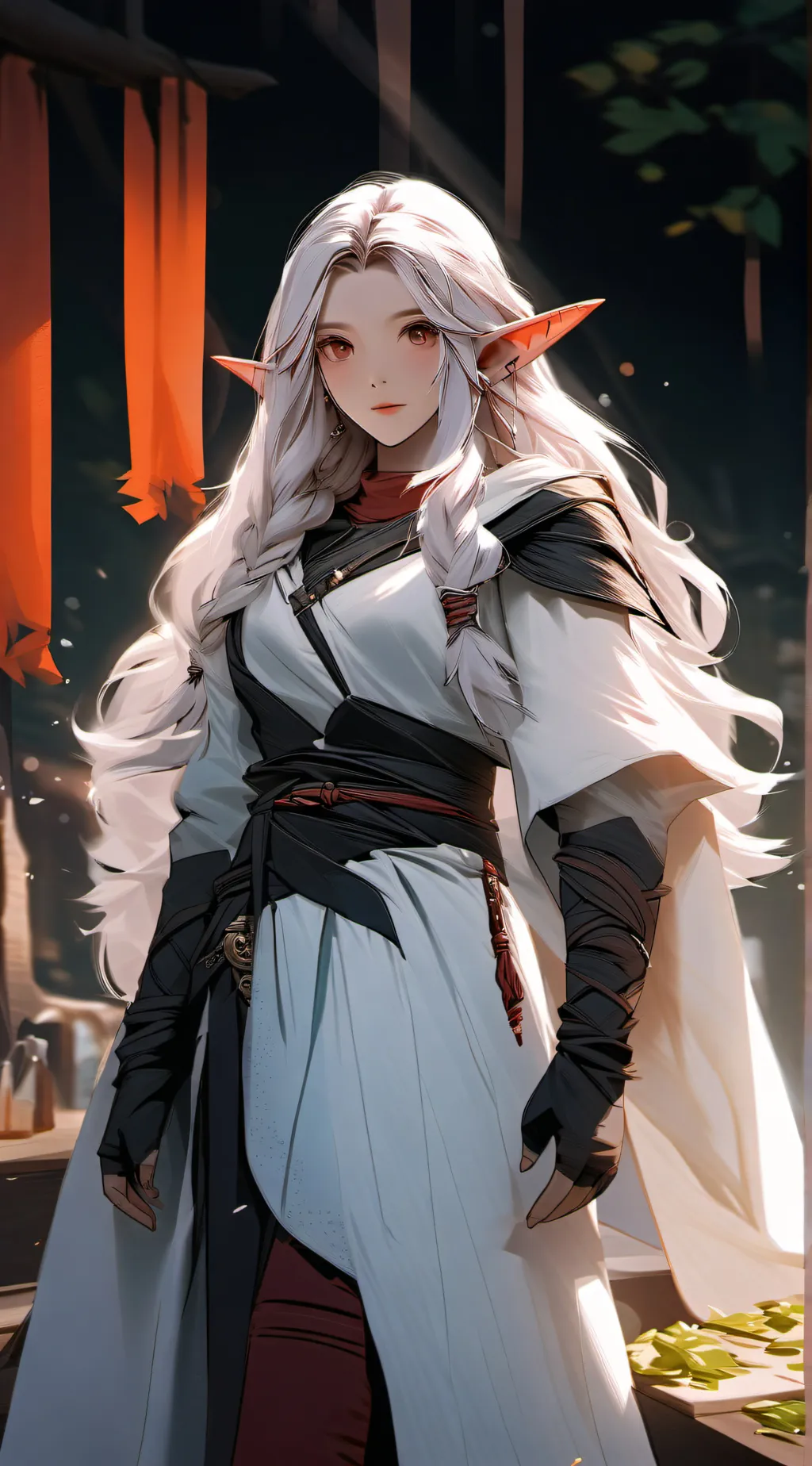 ai character: Elf girlfriend background