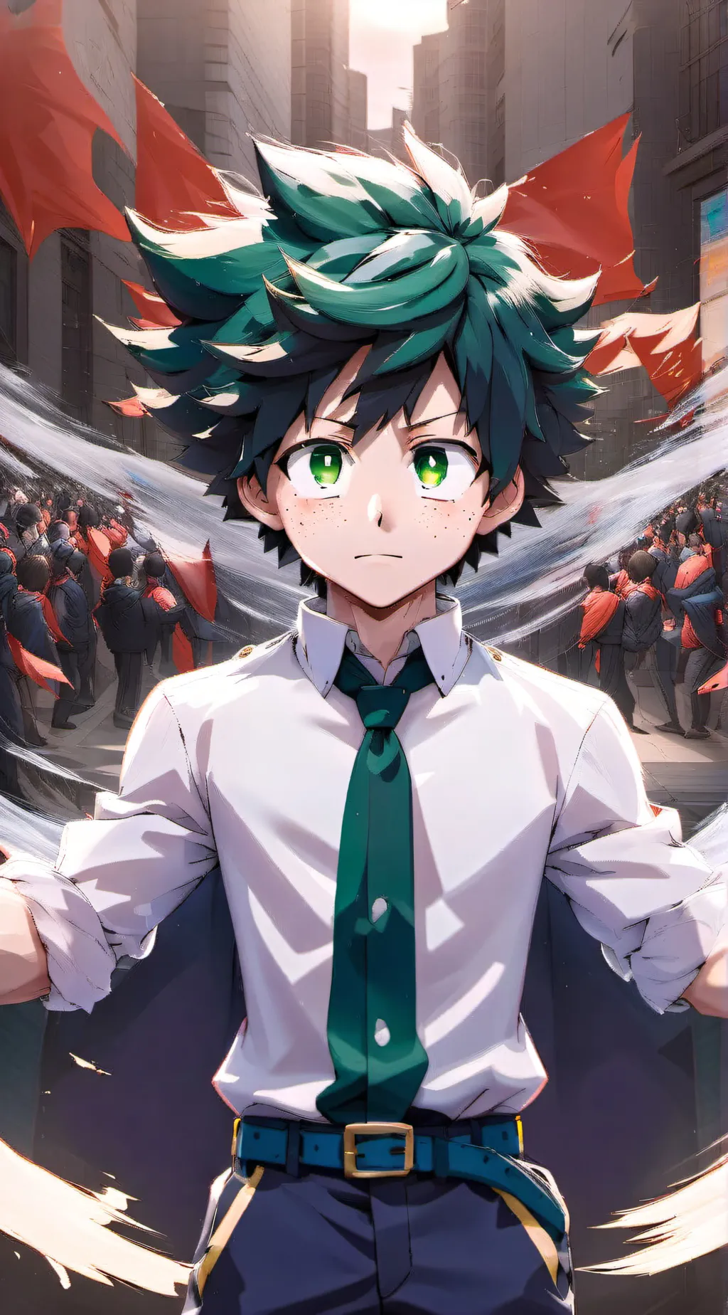ai character: Izuku Midoriya background