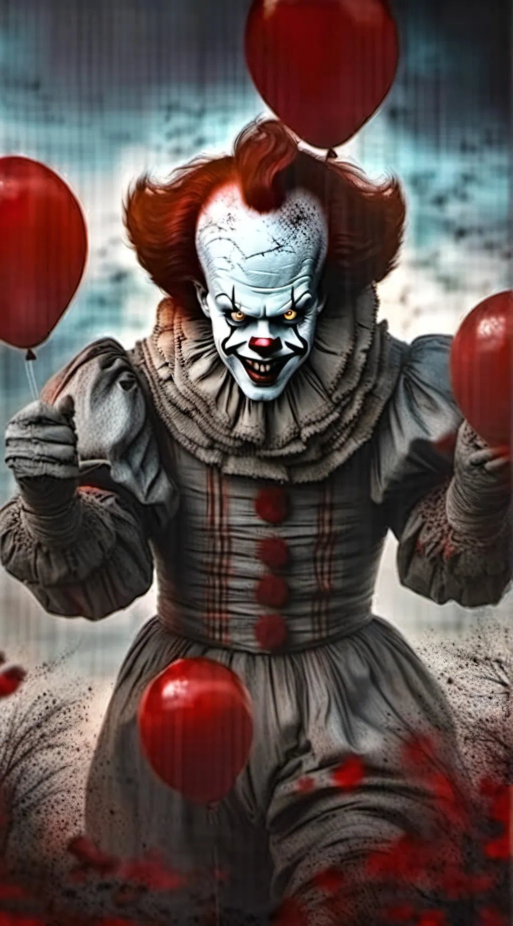 ai character: pennywise ￼ background
