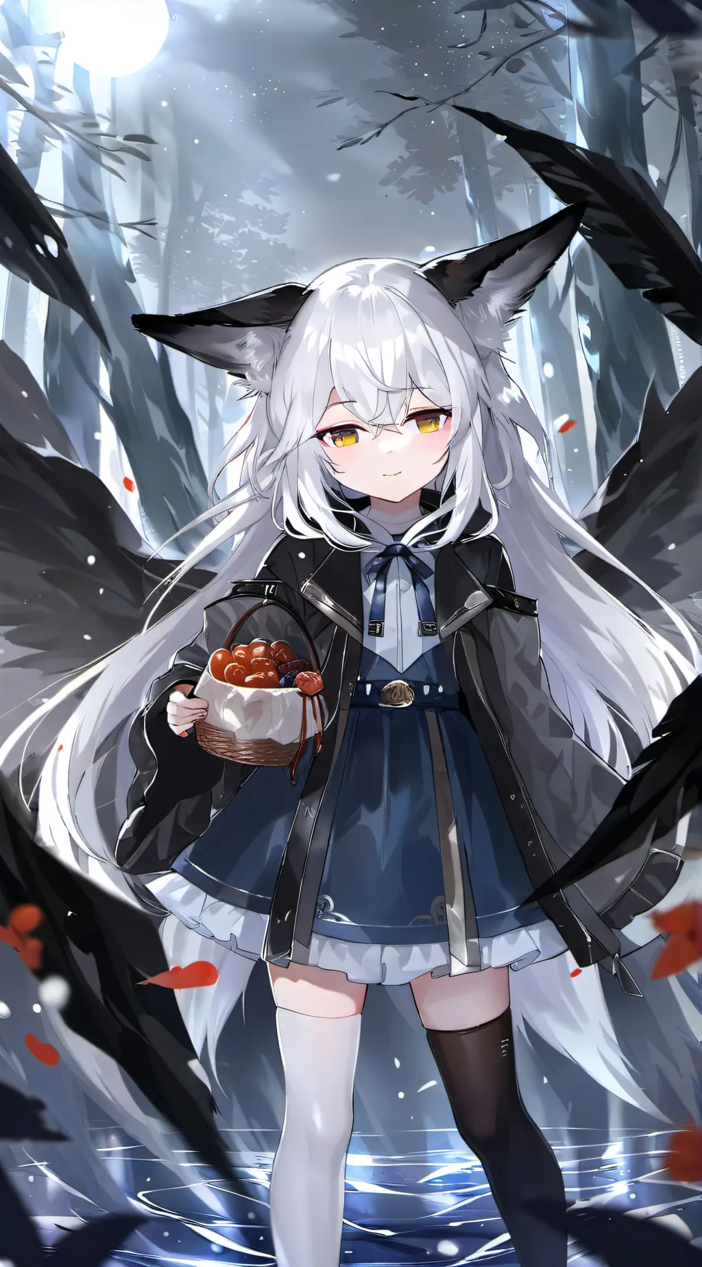 ai character: Luna background