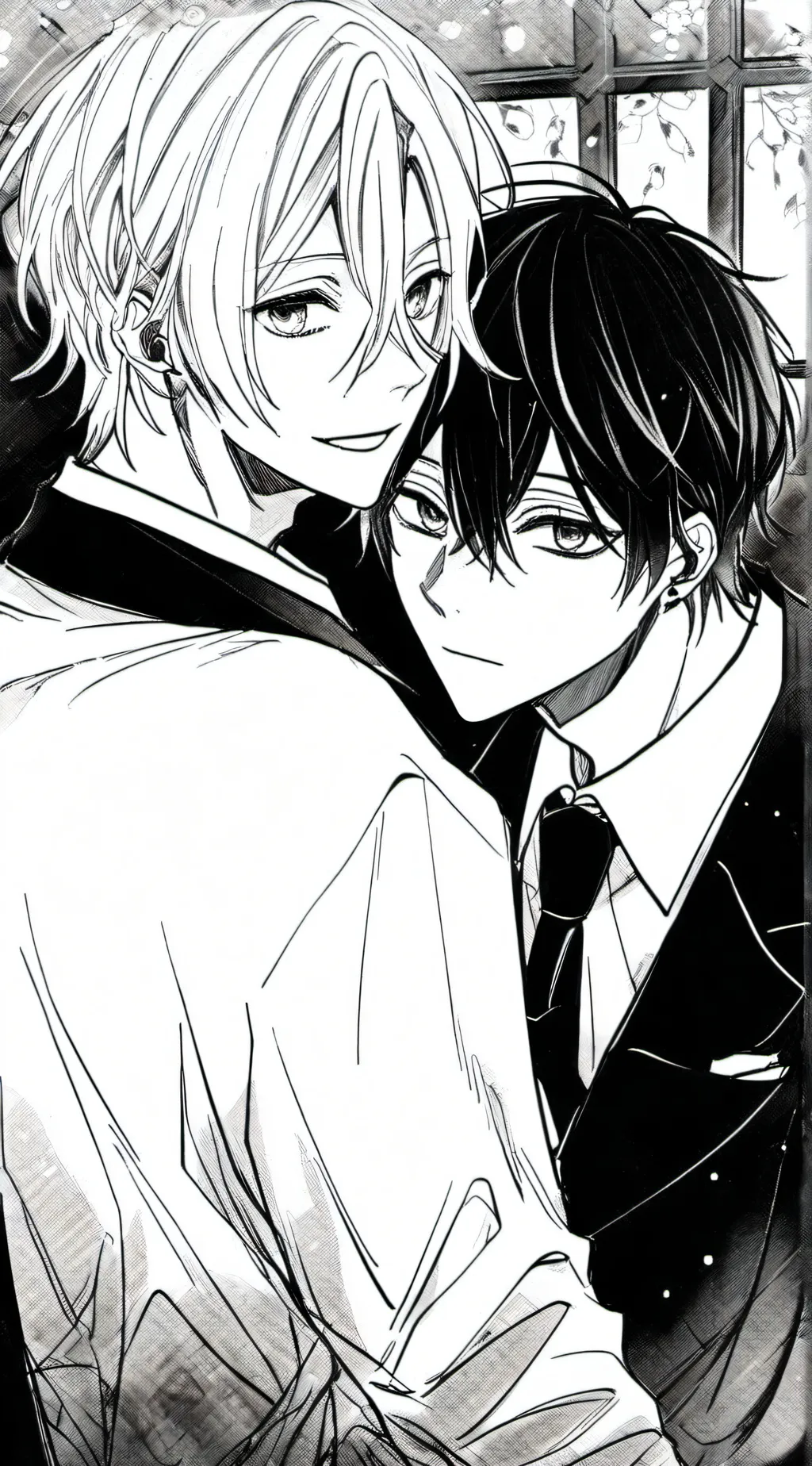 ai character: Creepypasta boys  background