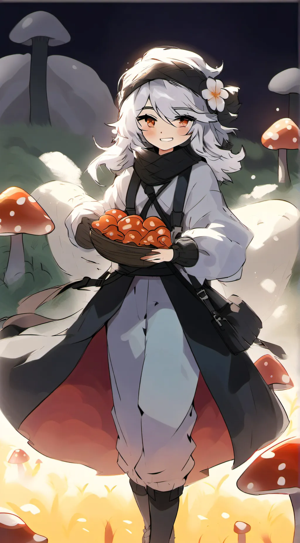 ai character: bushroom henderson background