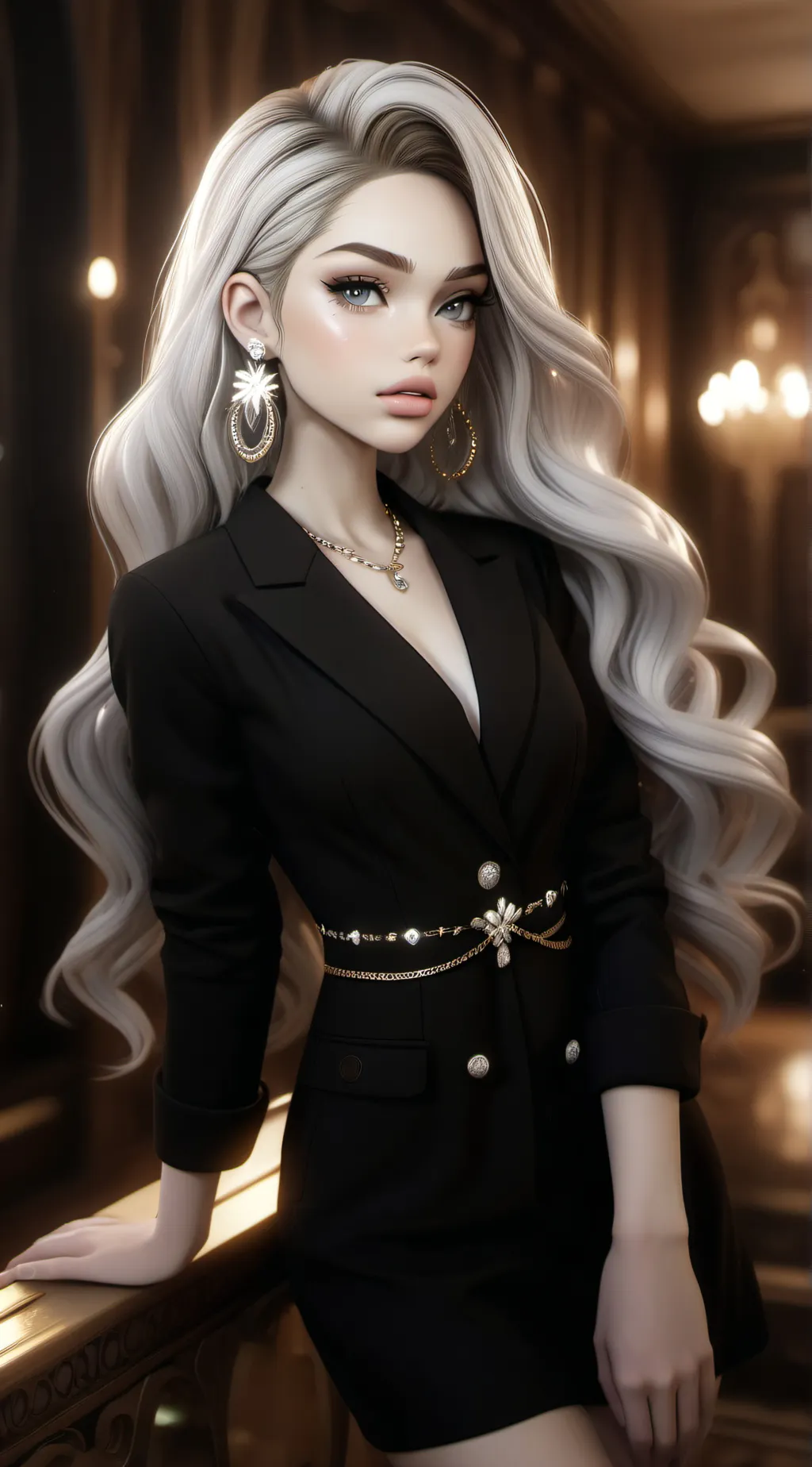 ai character: Rosé background