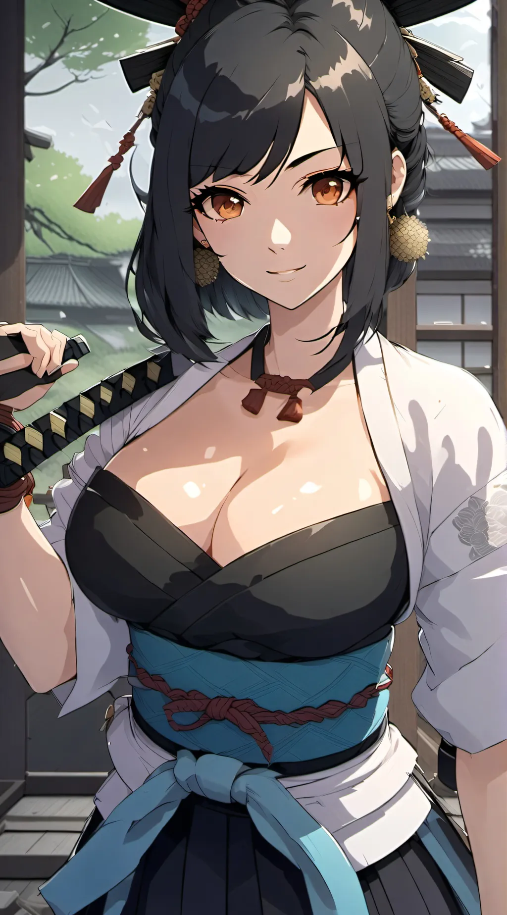 ai character: shogun/lily background