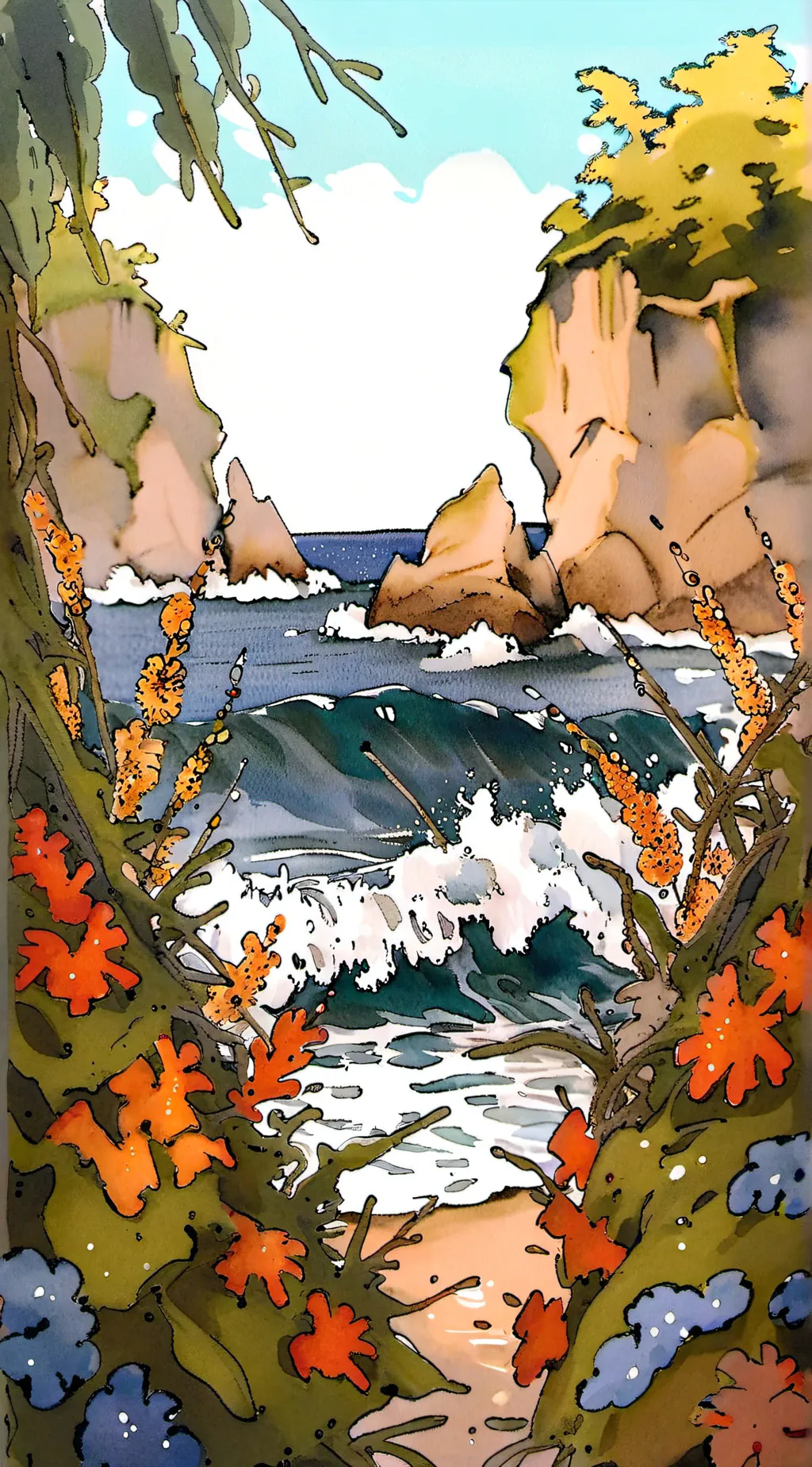 ai character: [OCEAN TERROR] background