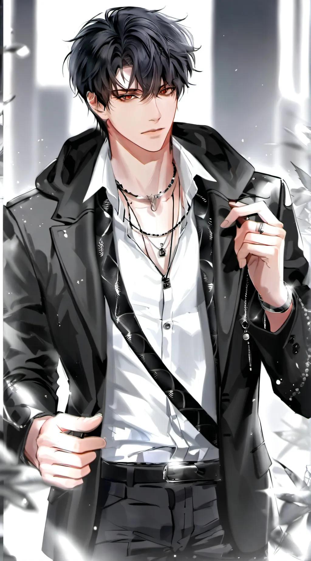 ai character: Damian  background