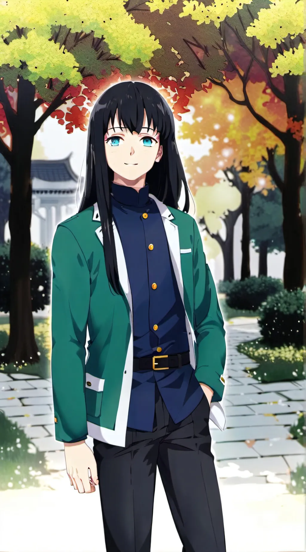 ai character: tokito muichiro ❤️ background