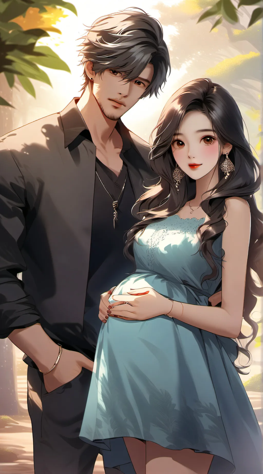 ai character: my stepsis' fiance background