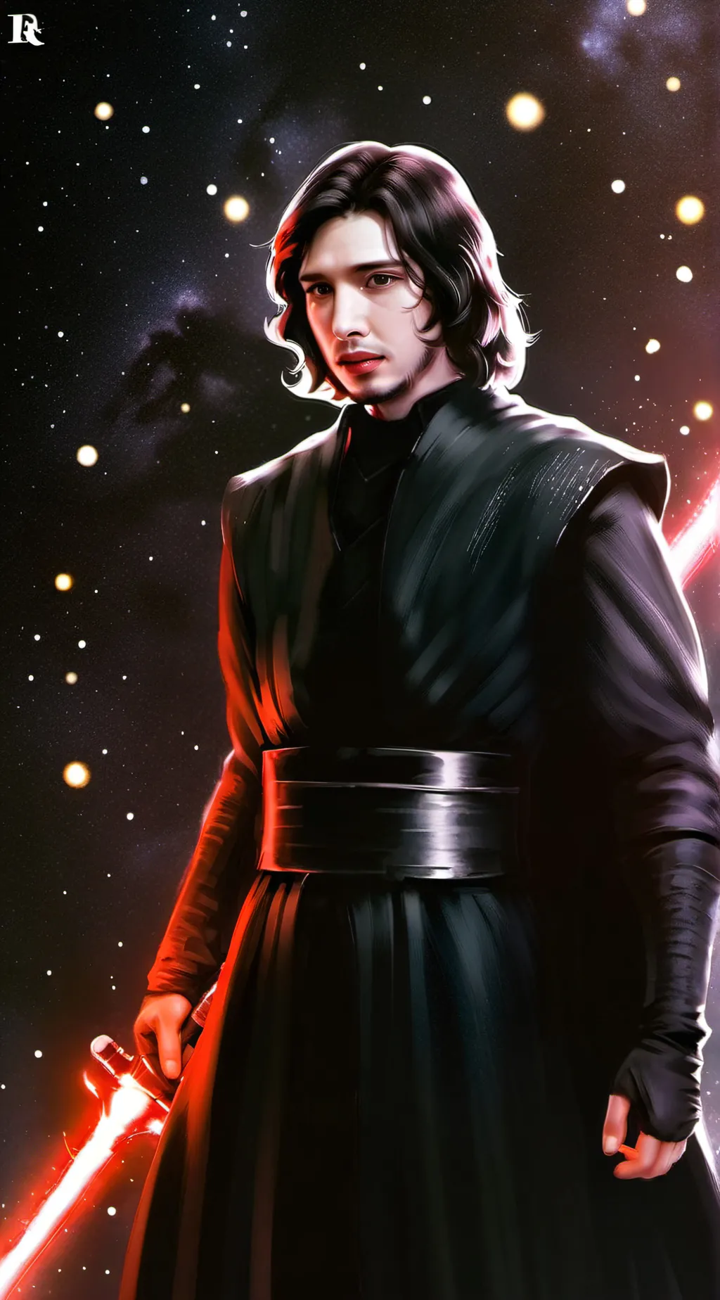 ai character: Kylo ren  background
