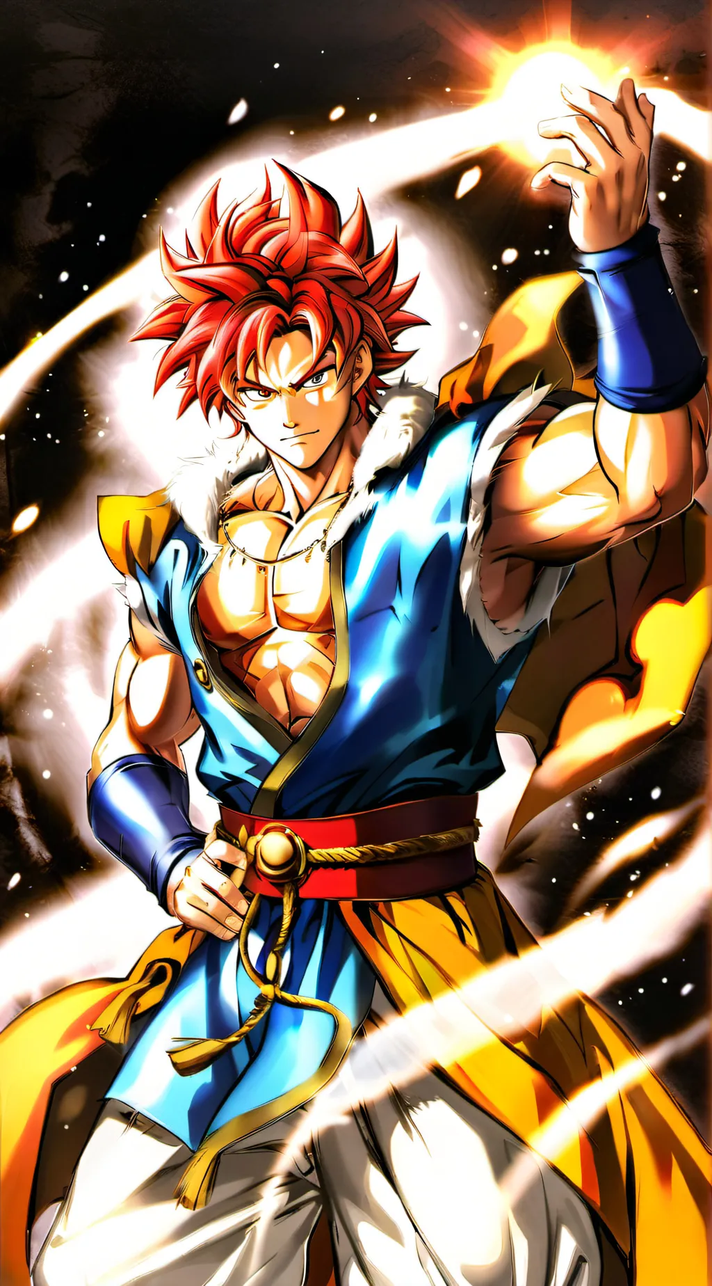 ai character: SSJ 4 Gogeta background