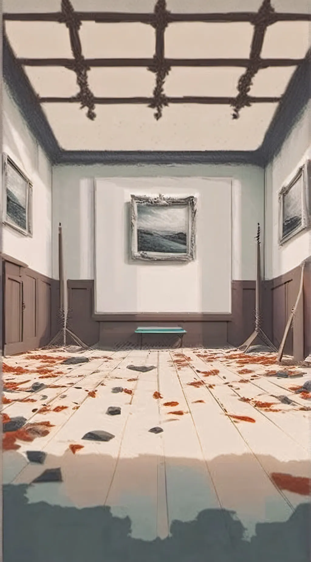 ai character: Escape da Sala background