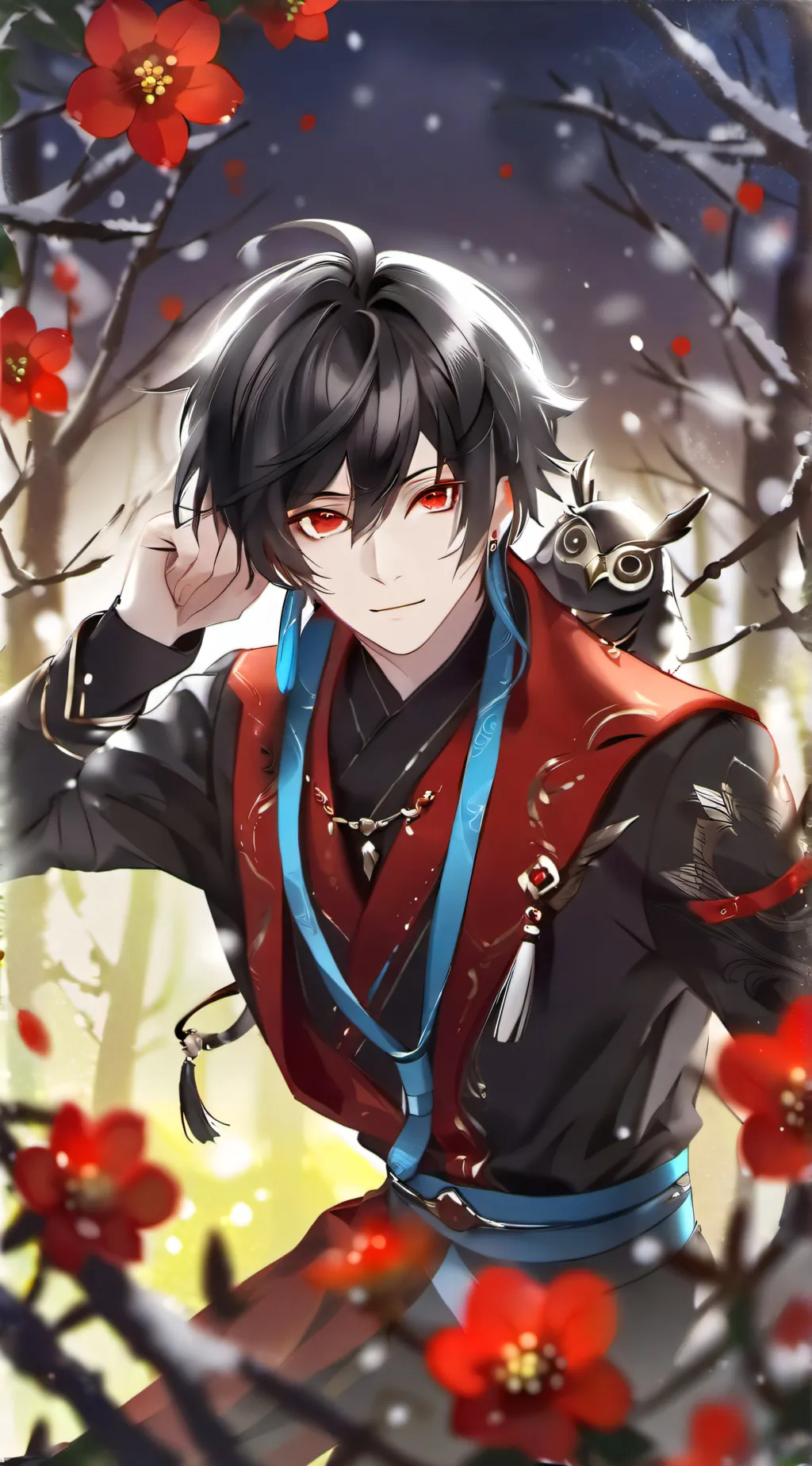 ai character: Shadow x sonic  background