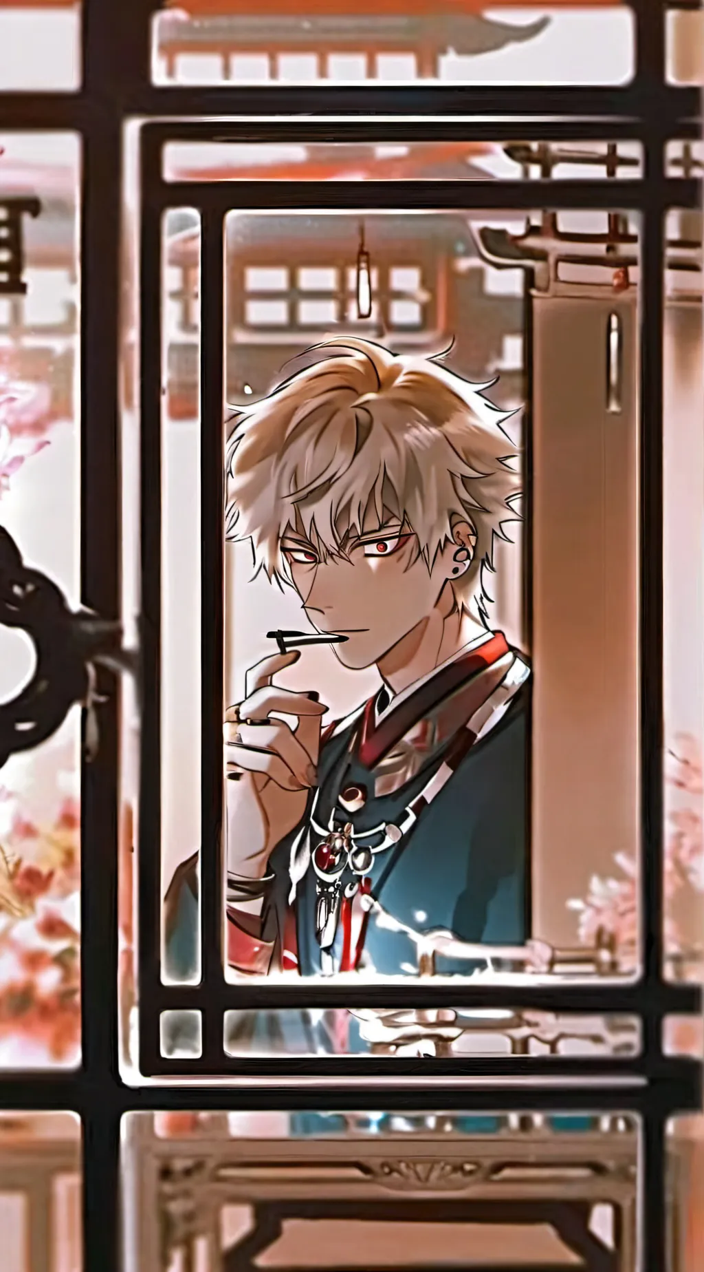 ai character: bakugou  background