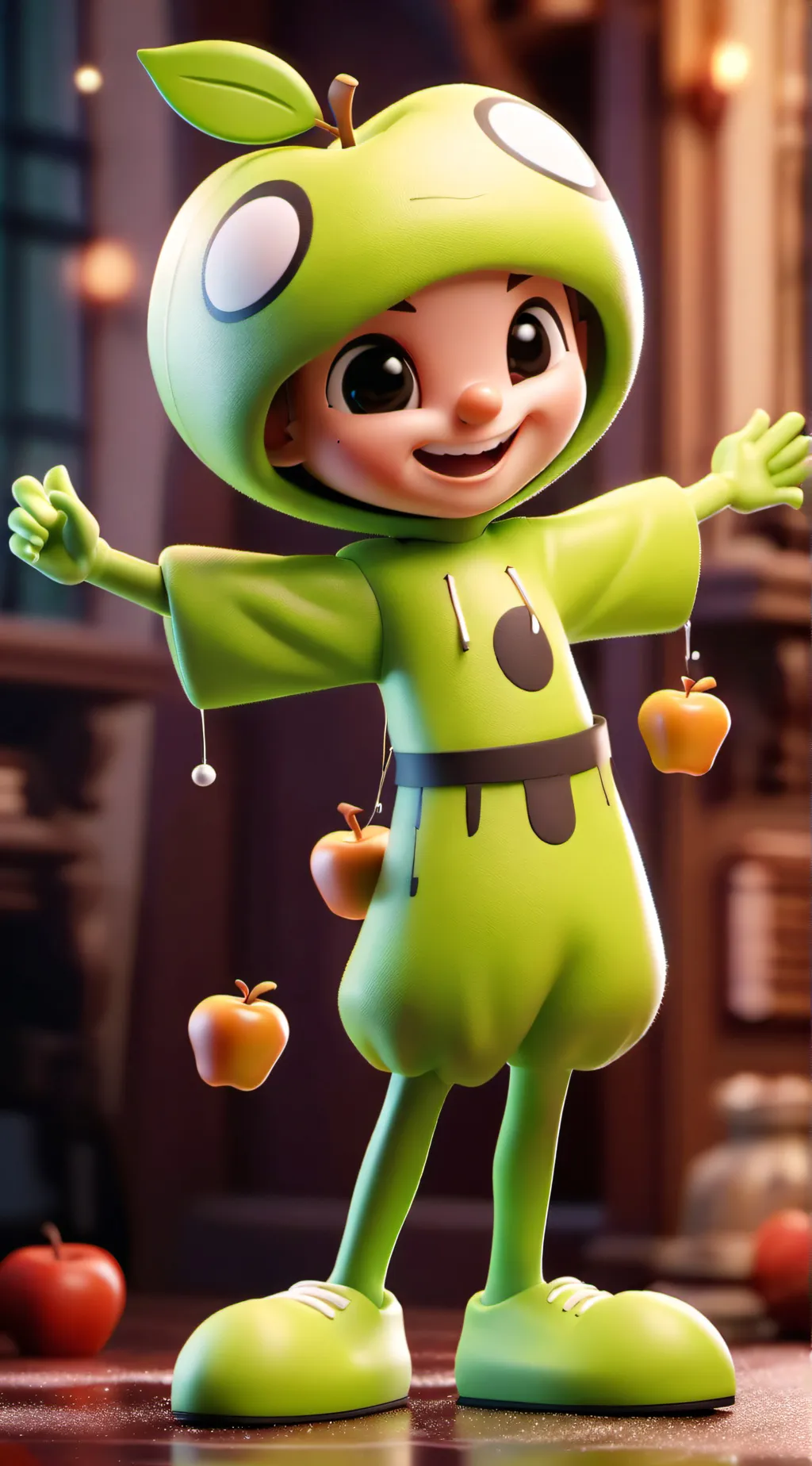 ai character: peashooter cosplay background