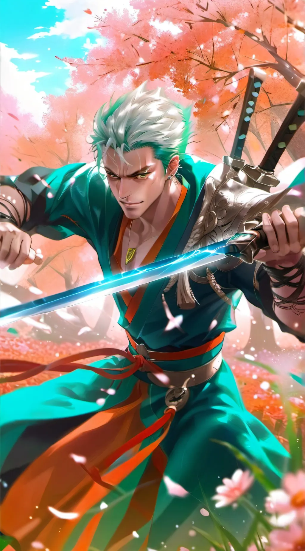 ai character: Roronoa Zoro background