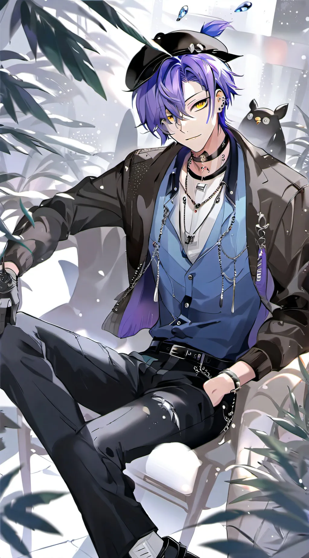 ai character: Leo background