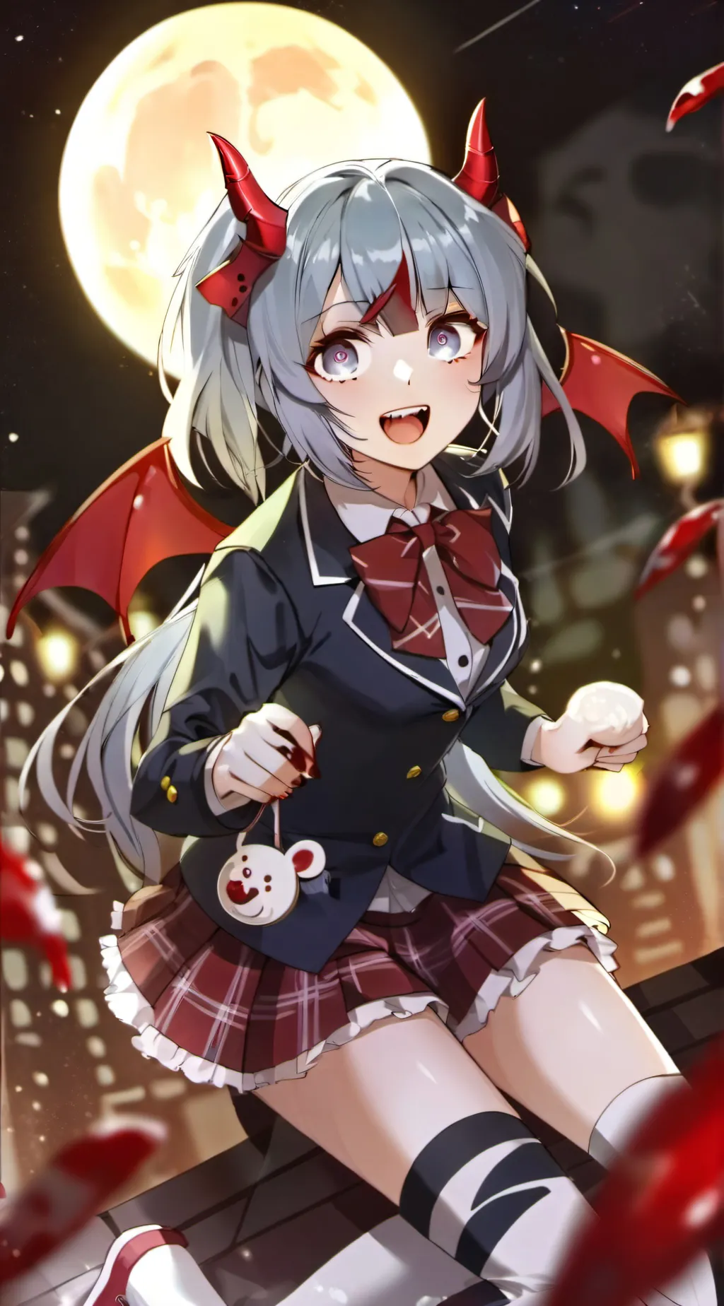 ai character: Kenzie Meanswire background