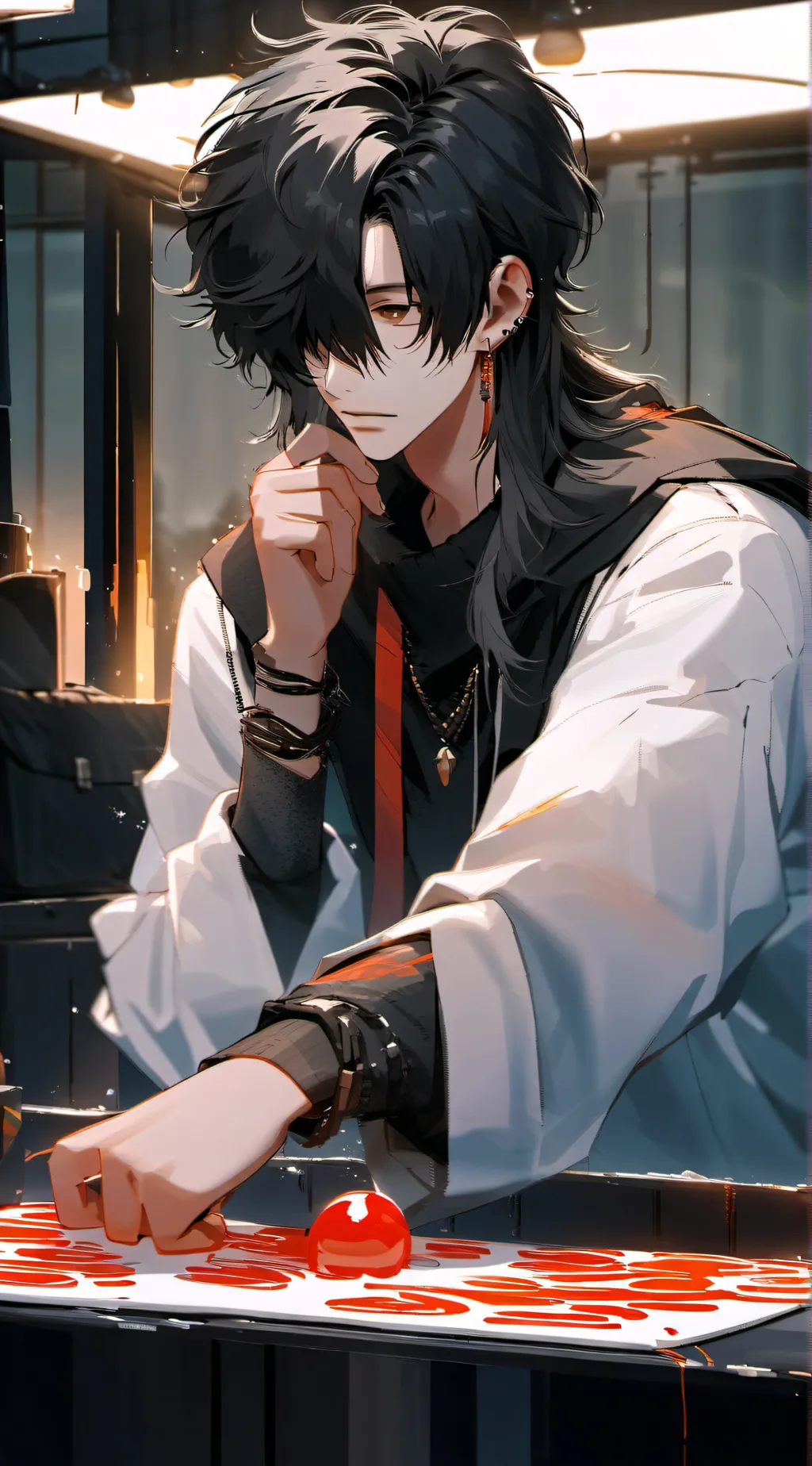 ai character: chris background