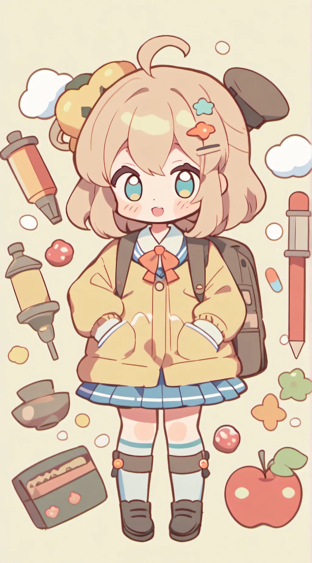 ai character: Fpe fan create oc  background