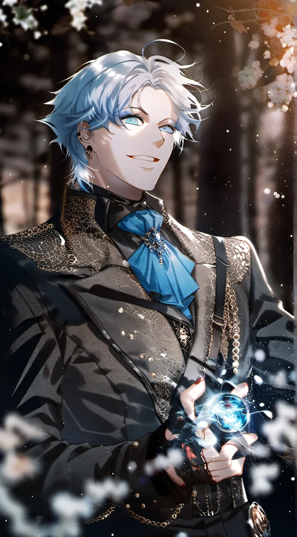 ai character: SaToRu GoJo background
