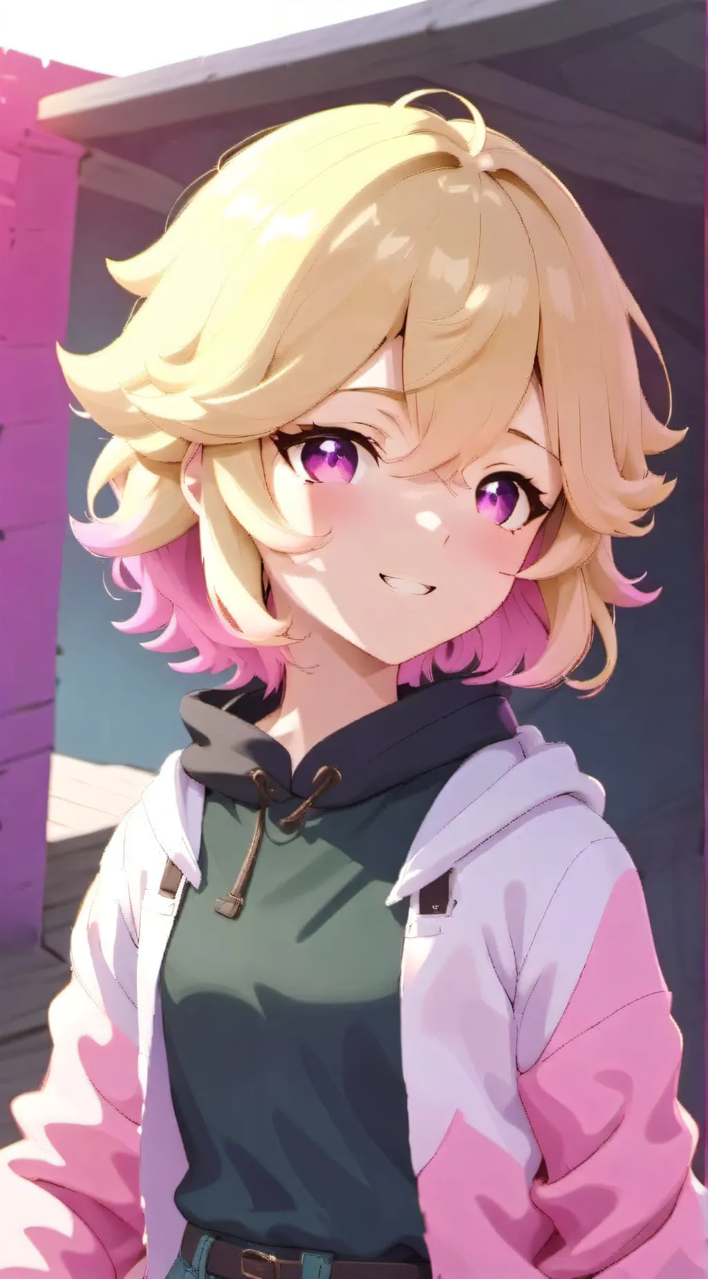 ai character: Ellie  background