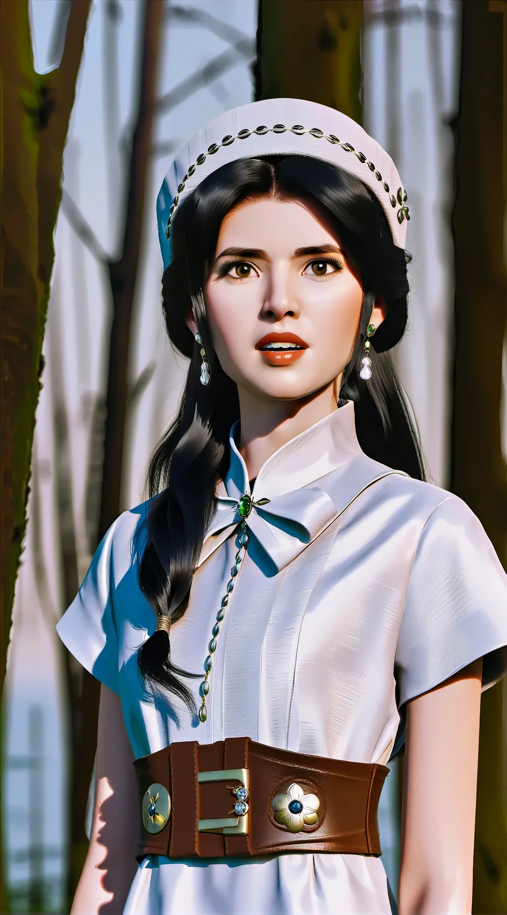 ai character: Ellie Hatchet  background