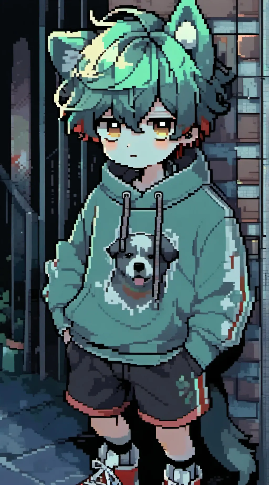 ai character: Felix and friends  background