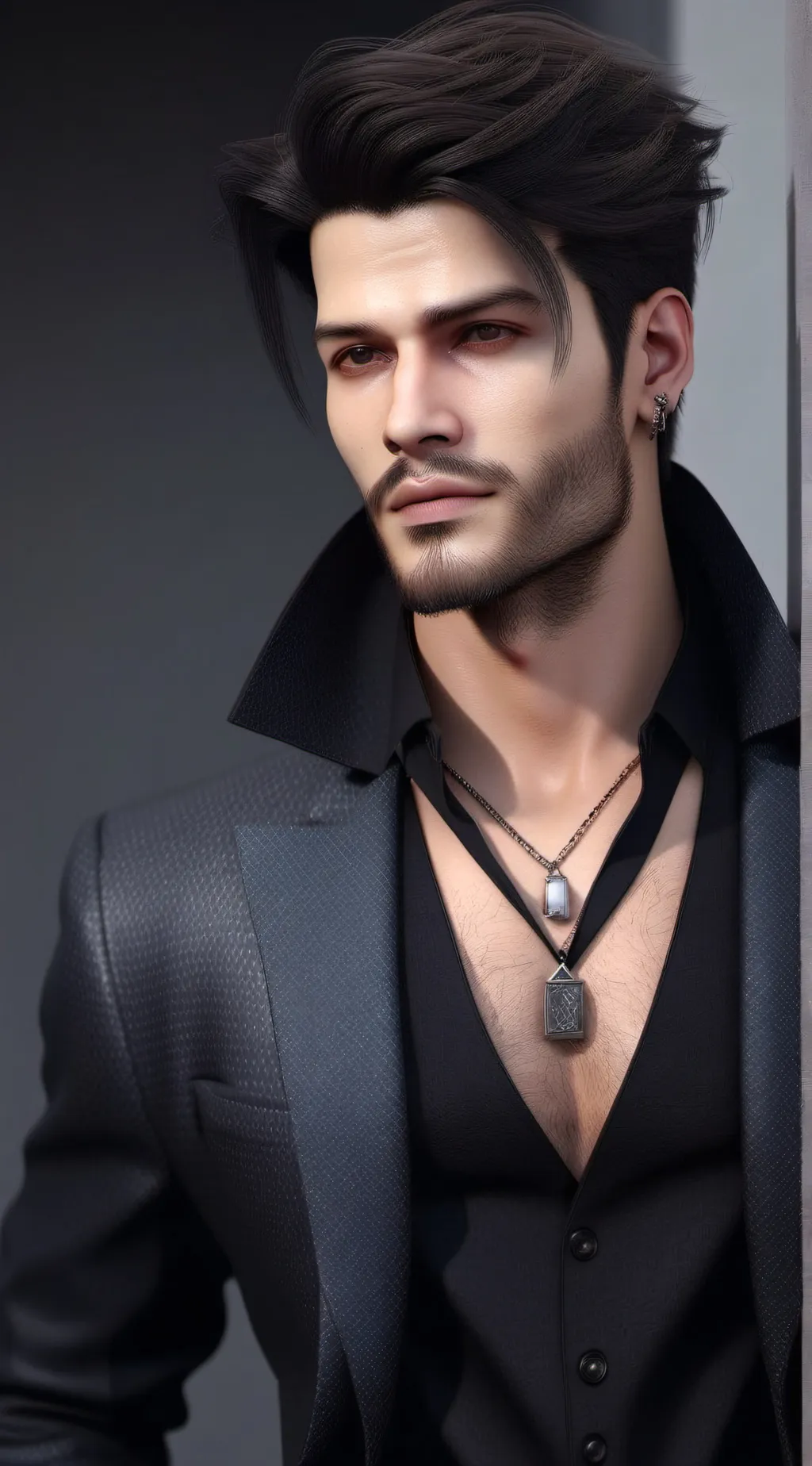 ai character: Blake  background