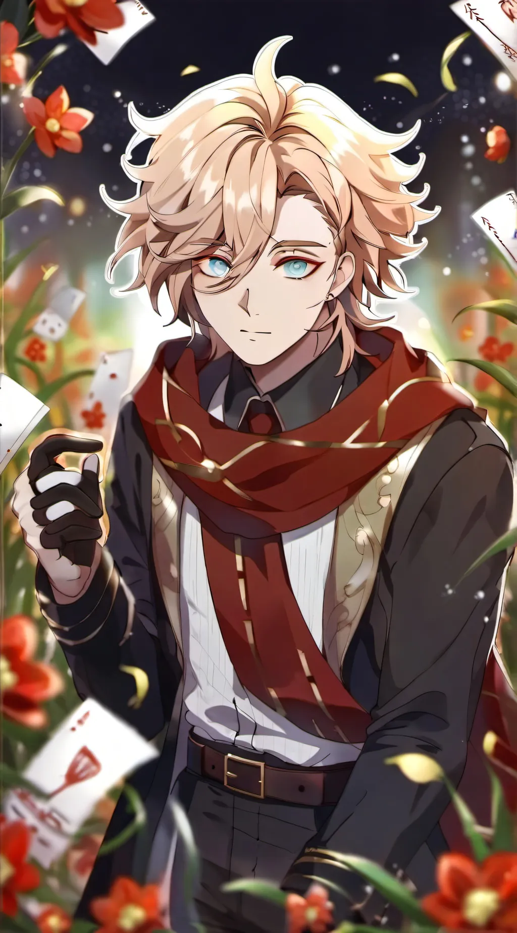 ai character: douma  background
