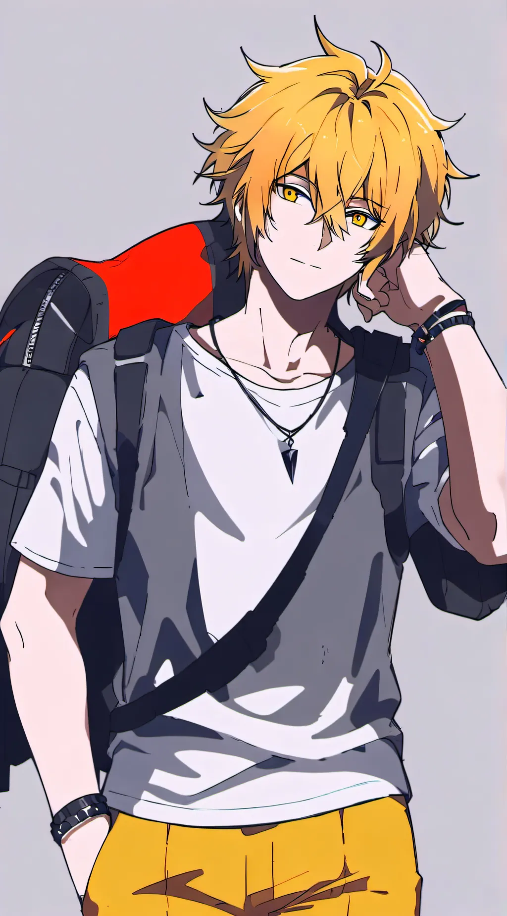 ai character: Aron🎧❤️ background
