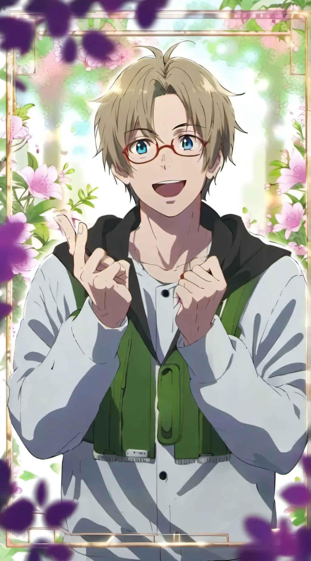 ai character: Canada Hetalia background