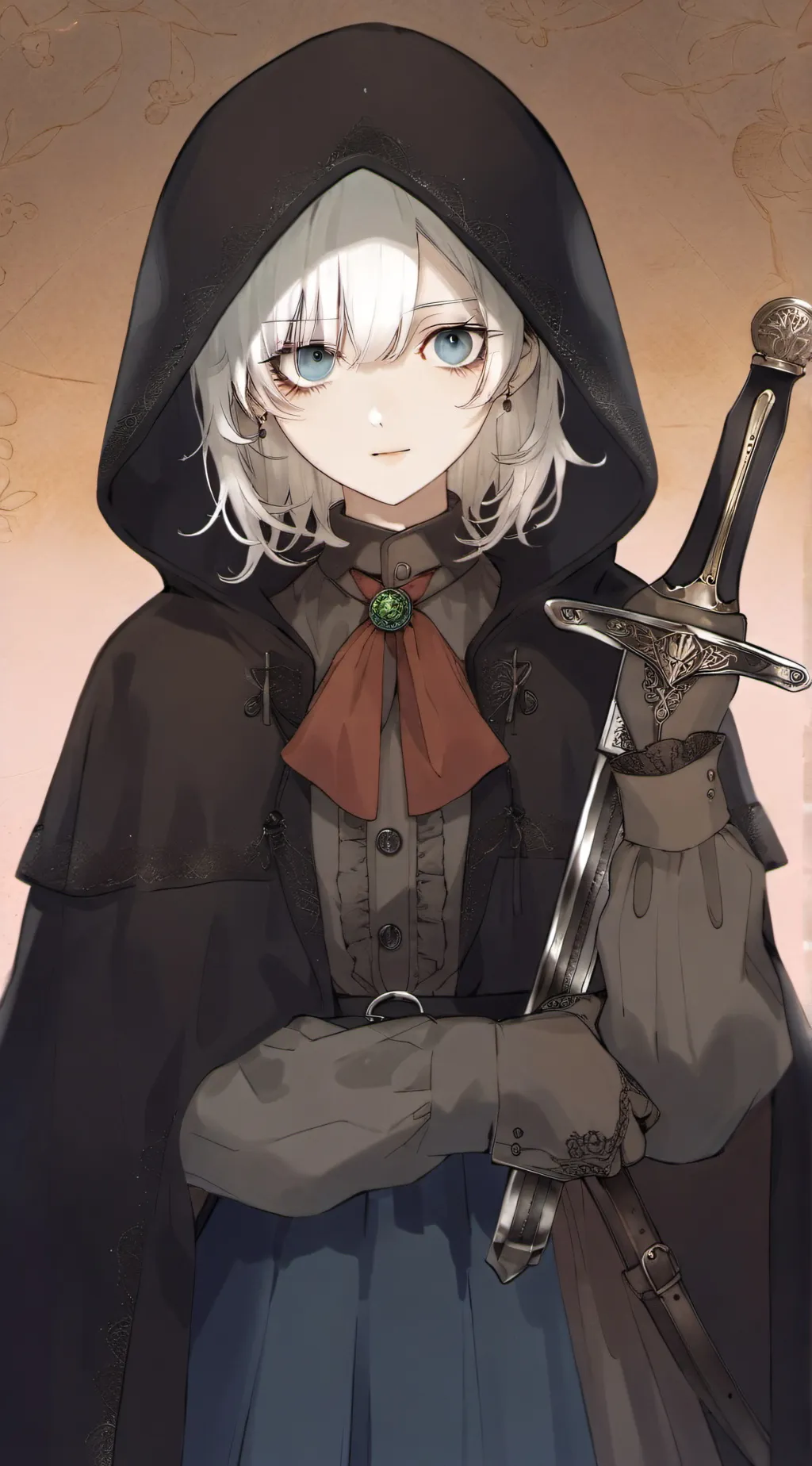 ai character: Luna background
