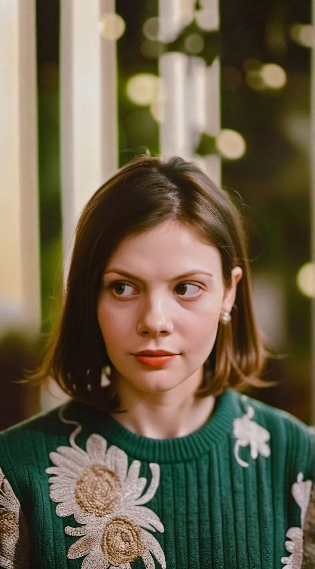 ai character: Narnia reacts. background